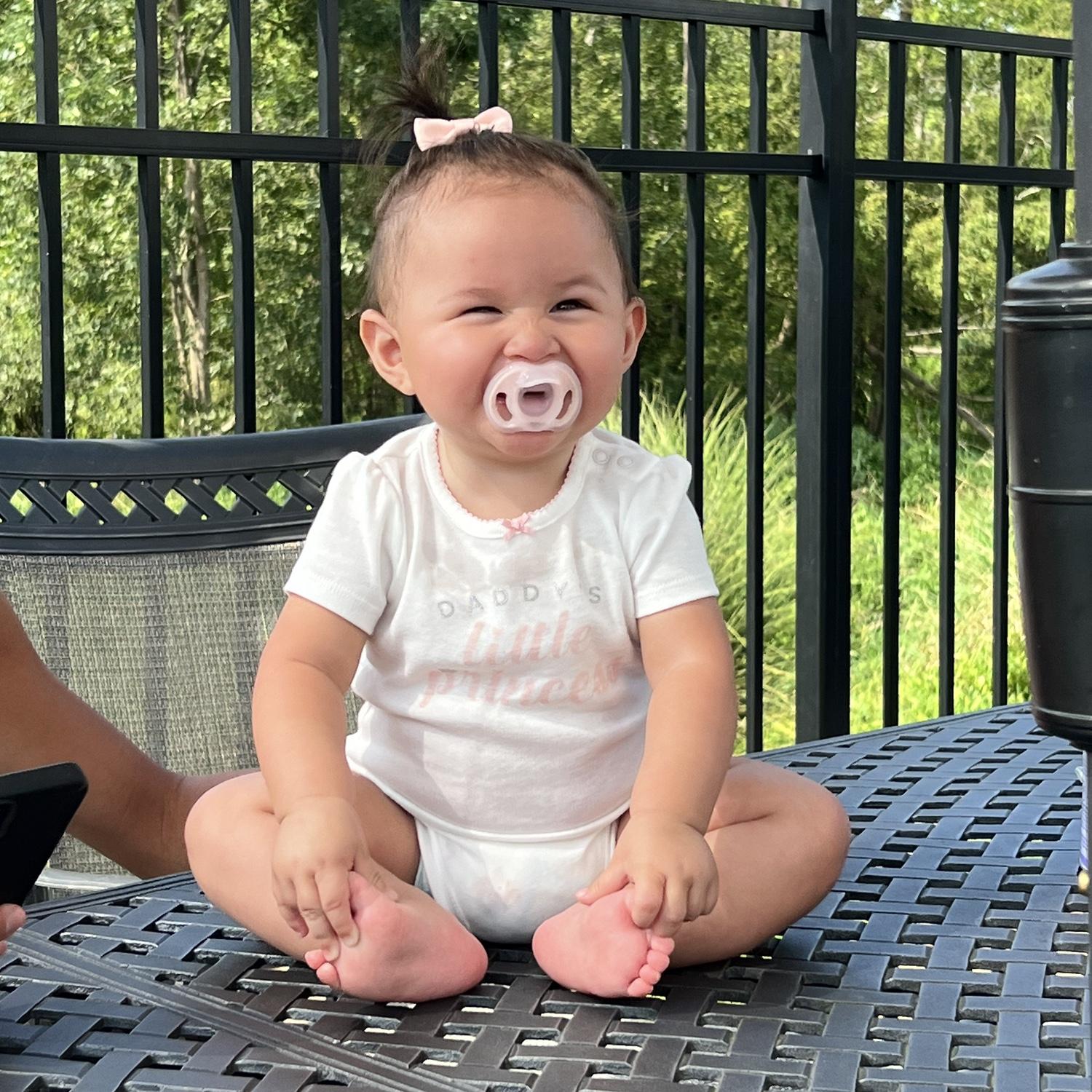 Love this beautiful girl!! The smiles are contagious!