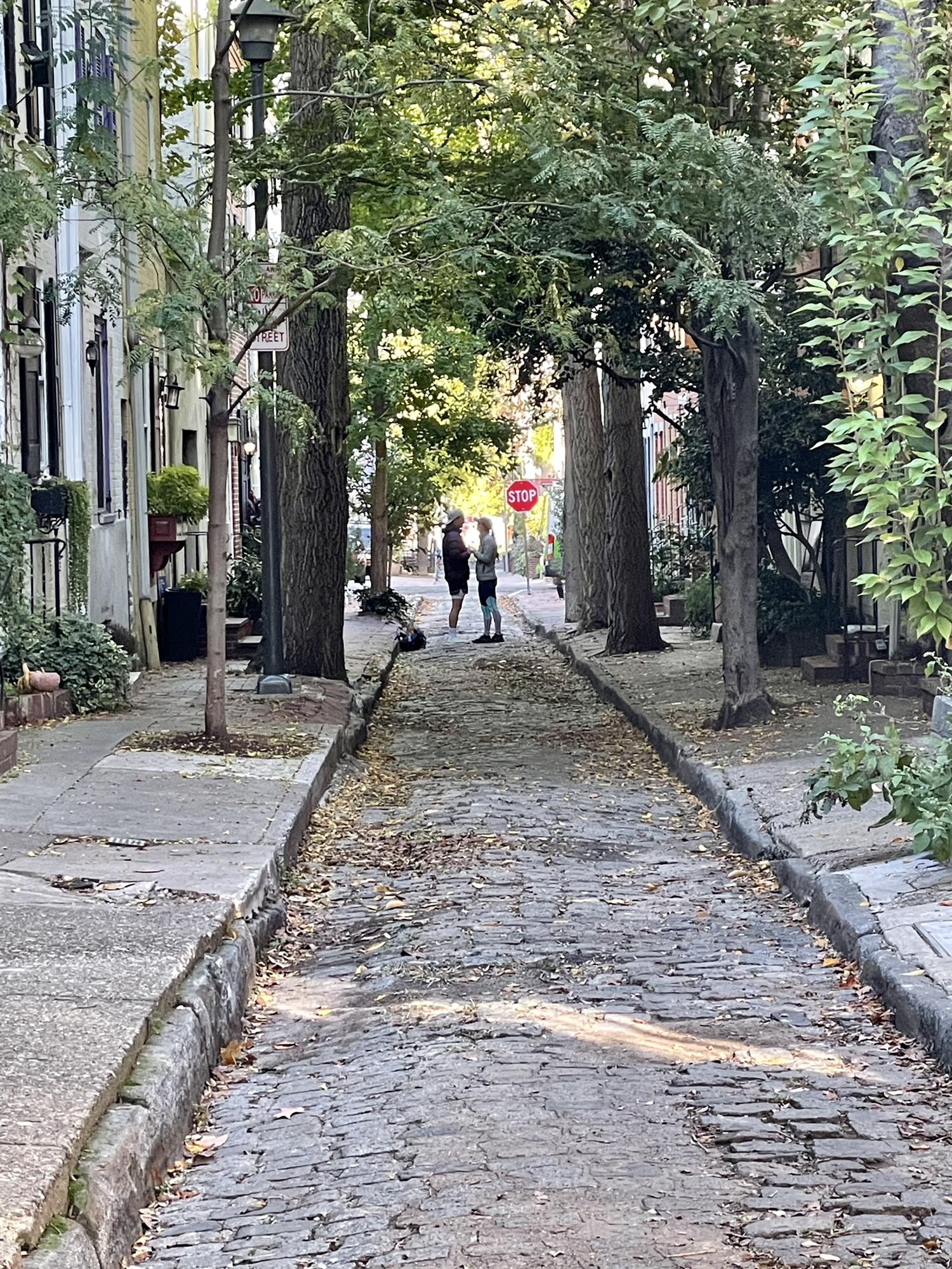 Panama St in Philadelphia where Emily said yes!