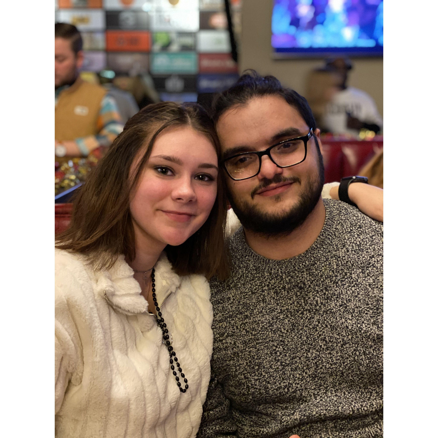 Ringing in the new year together 2020.