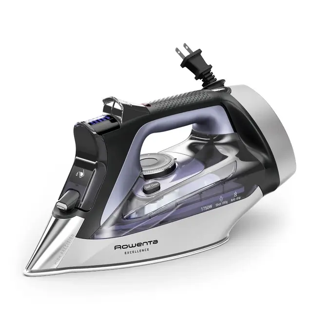 Rowenta Excellence Steam Iron, 1750W, Powerful Steam, Purple Caprice Metal