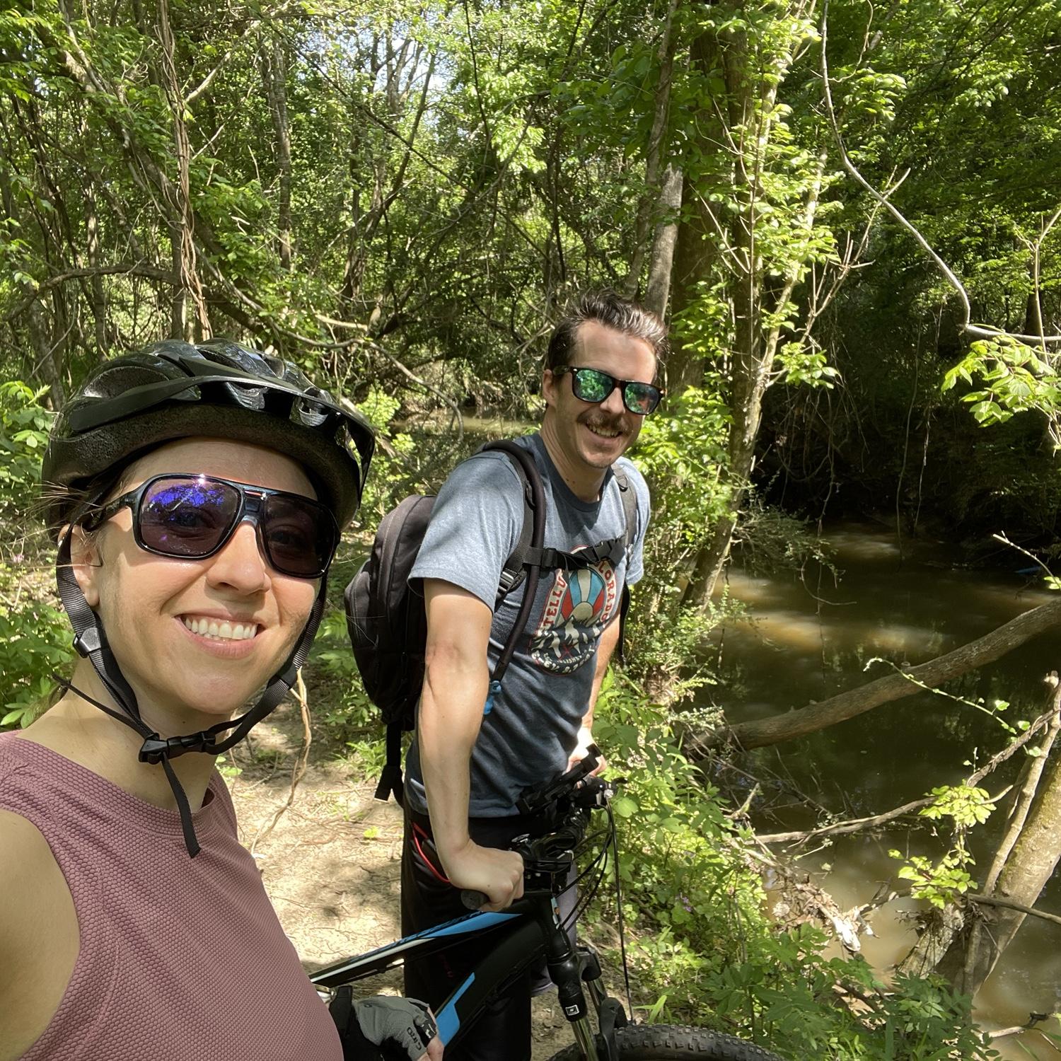 Mountain biking in League City