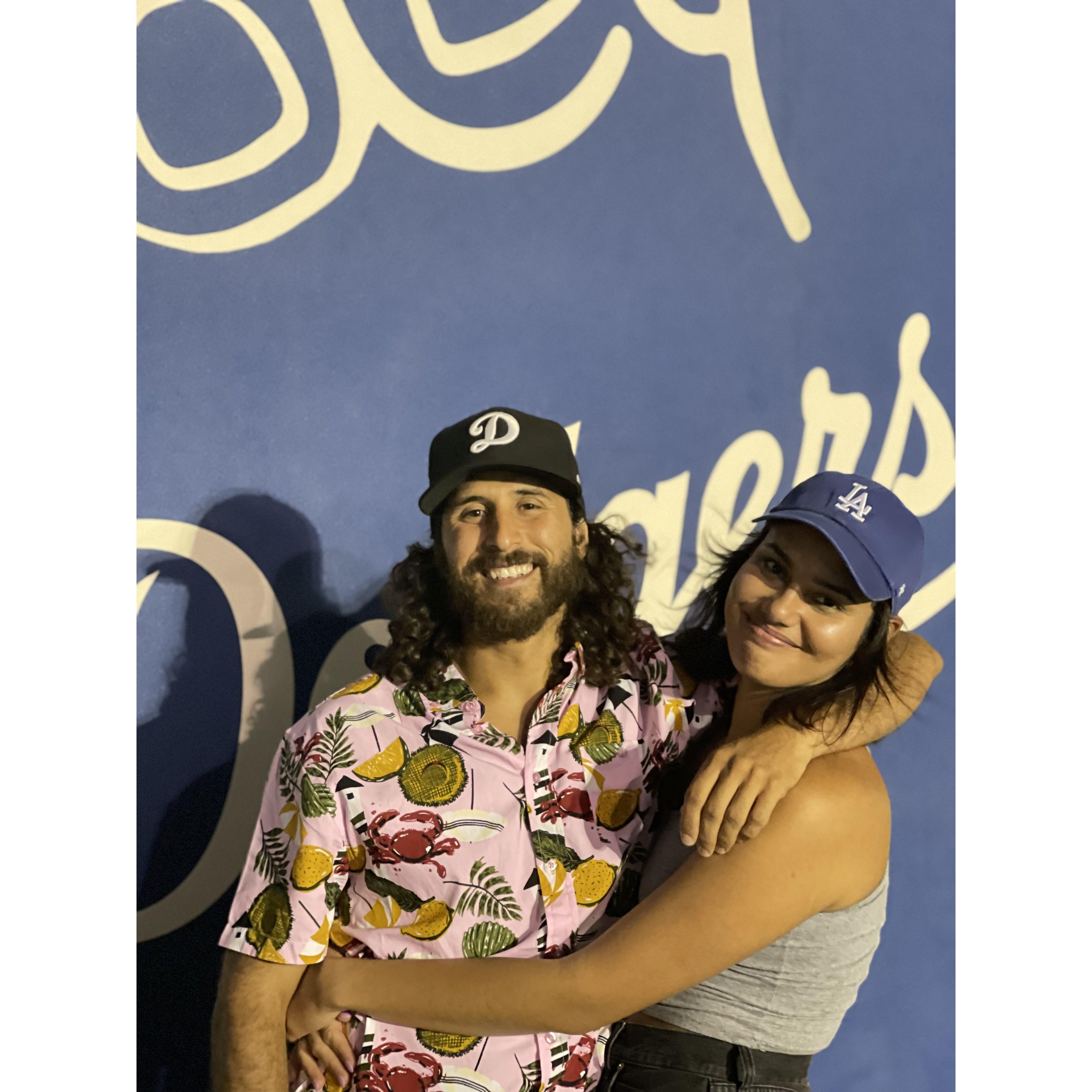 Our first Dodgers Game