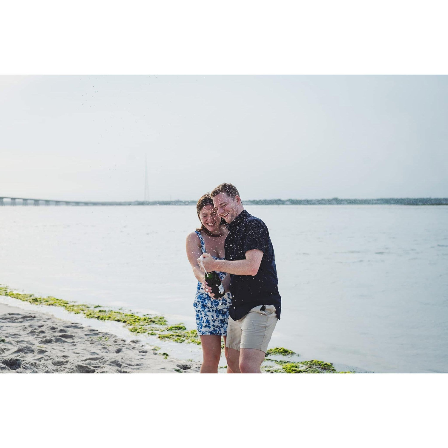 June 2024, Hampton Bays, NY (Our engagement!)