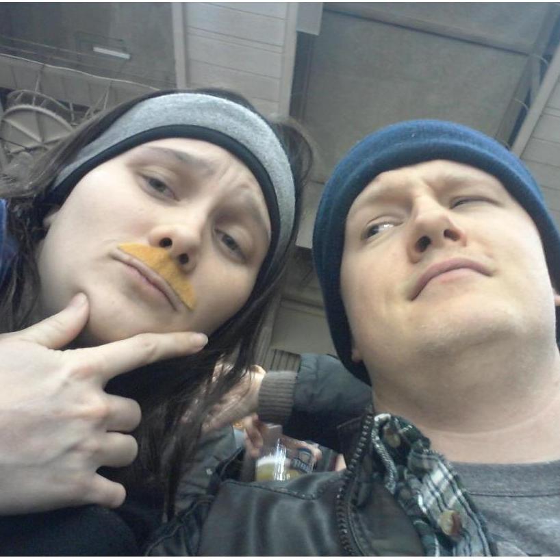 Hockey game fun - I mustache you a question