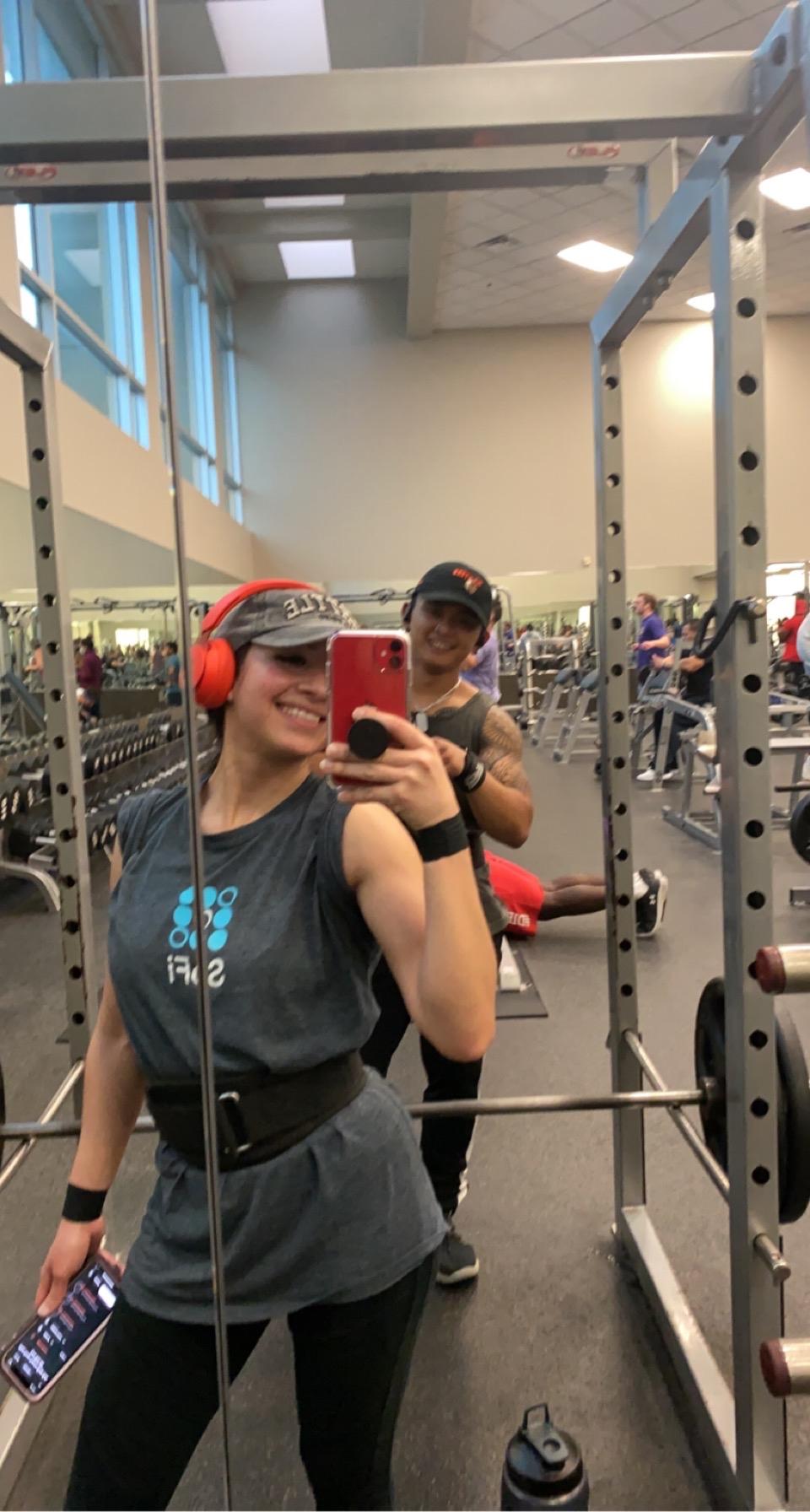 Going to the gym together is one of our favorite things to do together :)