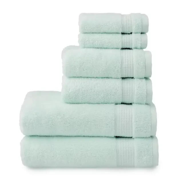 Martha Stewart Noah Turkish Cotton 6-Piece Towel Set in Turquoise