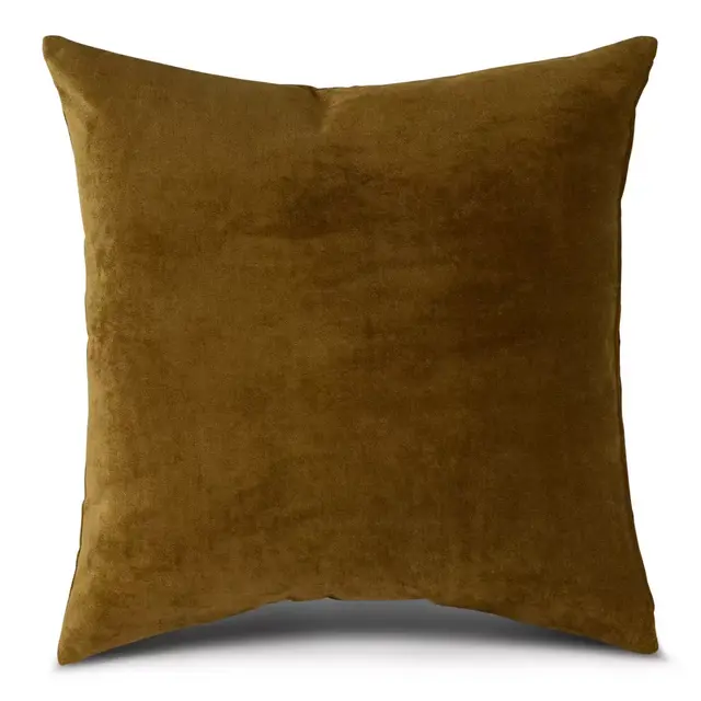 Greendale Home Fashions Velvet Square Throw Pillow in Green