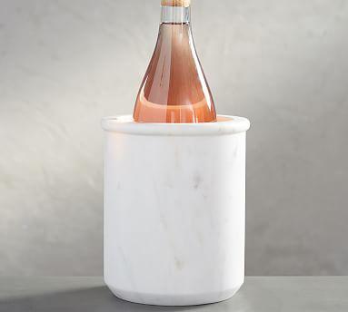 White Marble Wine Cooler