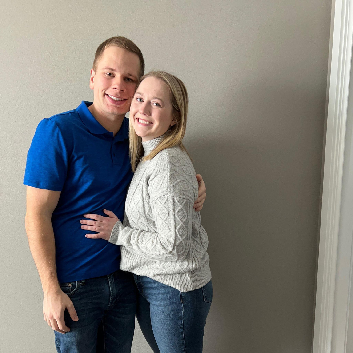 Kayla visiting Grant in Des Moines February 2022