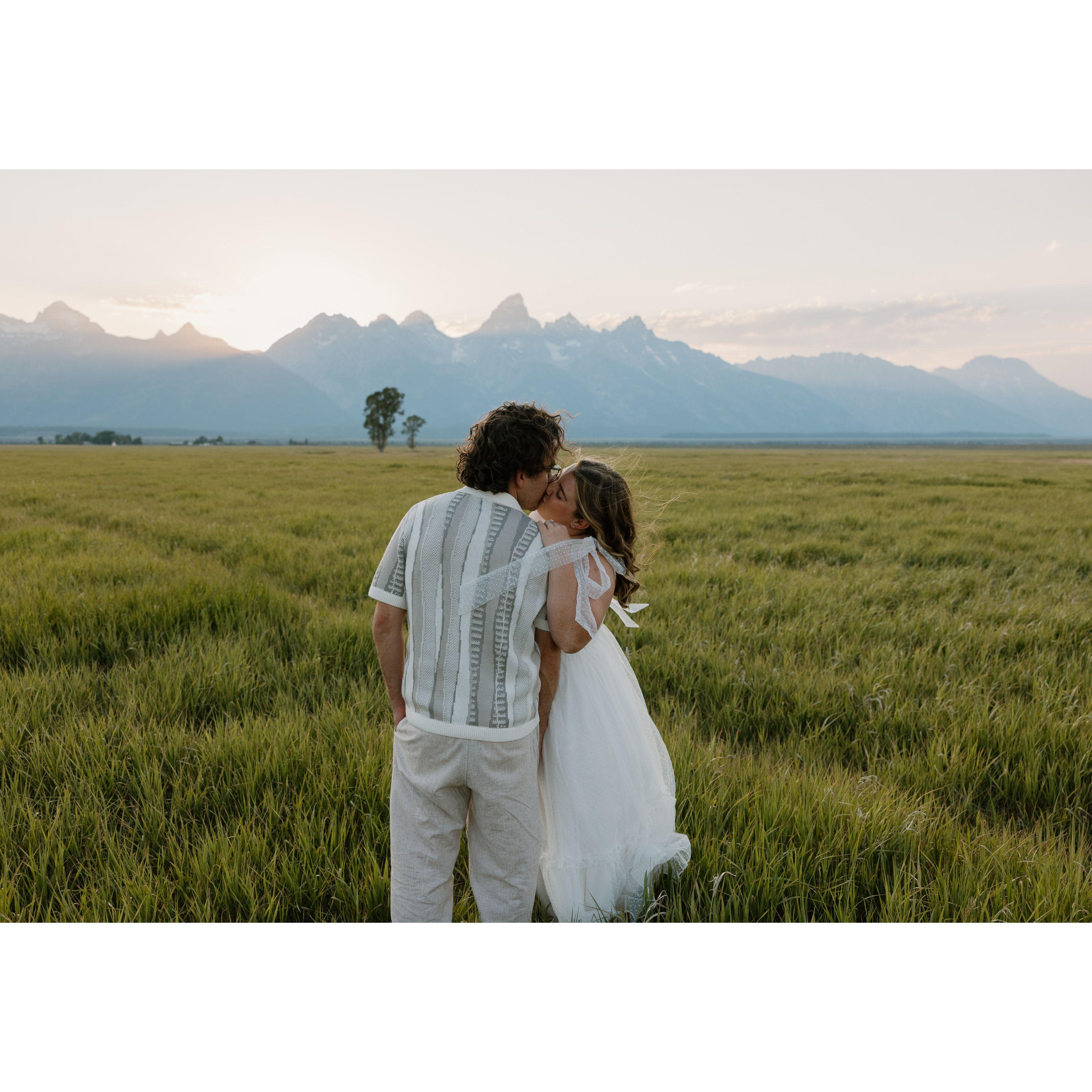 Our magical engagement session at Teton National Park!