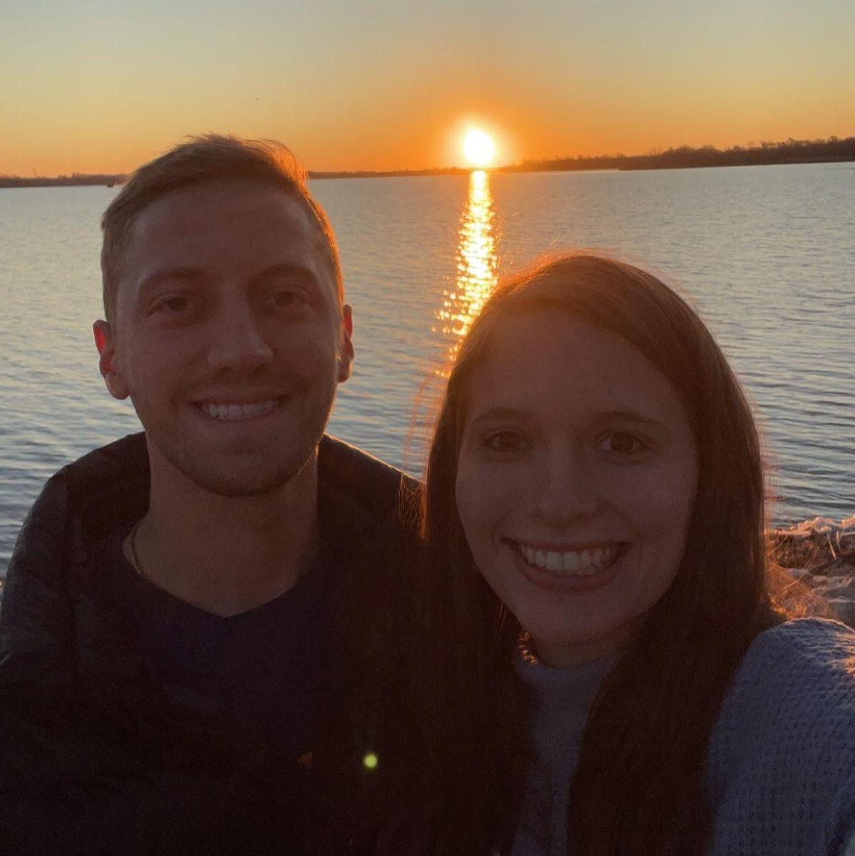 Sunsets are Emily's favorite and Cameron is the best at finding new places for viewing.