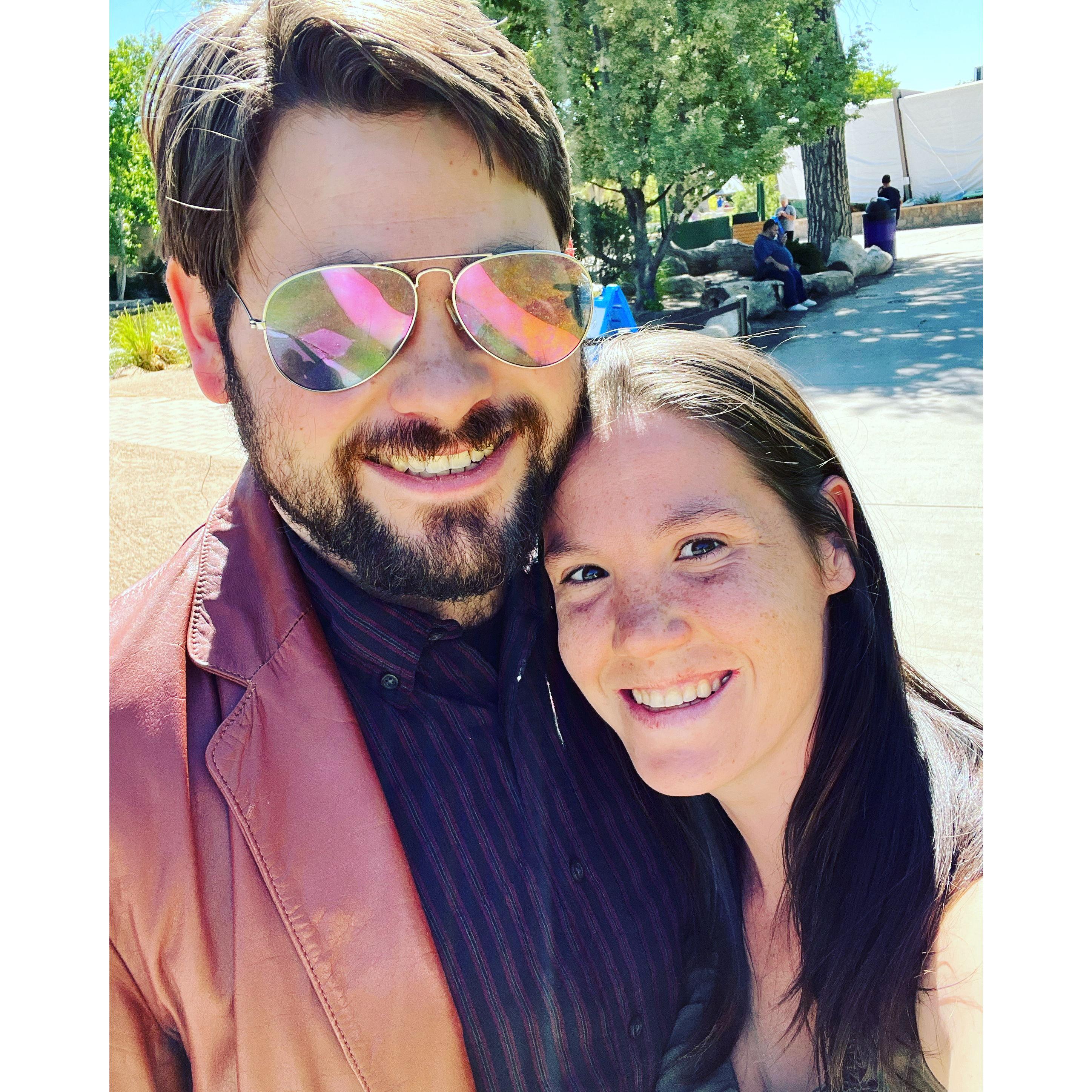 Paul and I were at the zoo