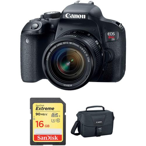 Canon EOS Rebel T7i DSLR Camera with 18-55mm Lens and Accessory Kit