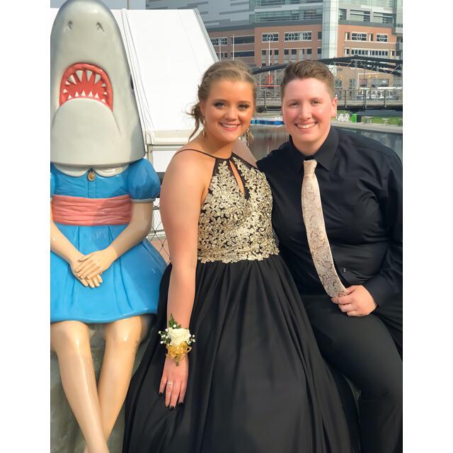 Deanna's senior prom in 2018.