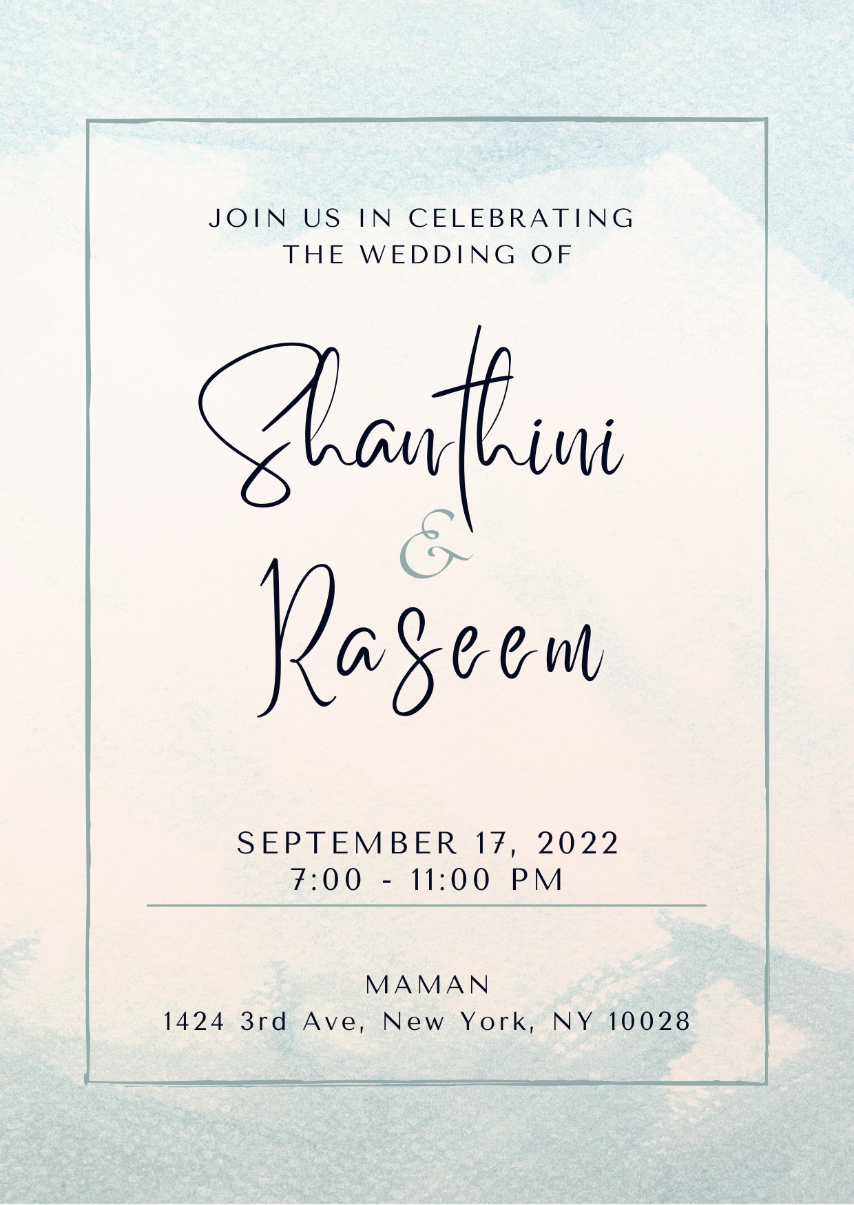 The Wedding Website of Shanthini Velan and Raseem Farook