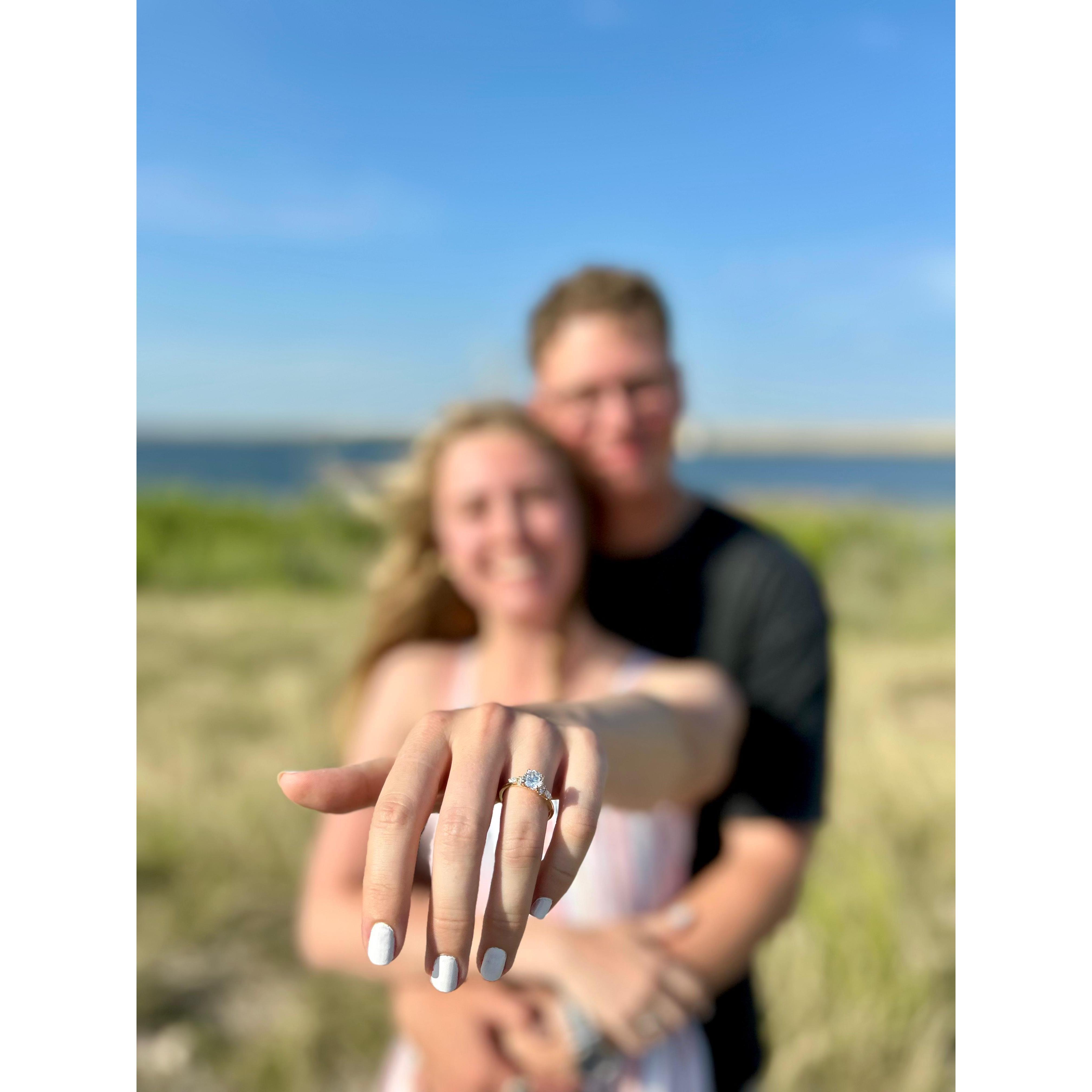 Alex did an AMAZING job picking out a beautiful ring.