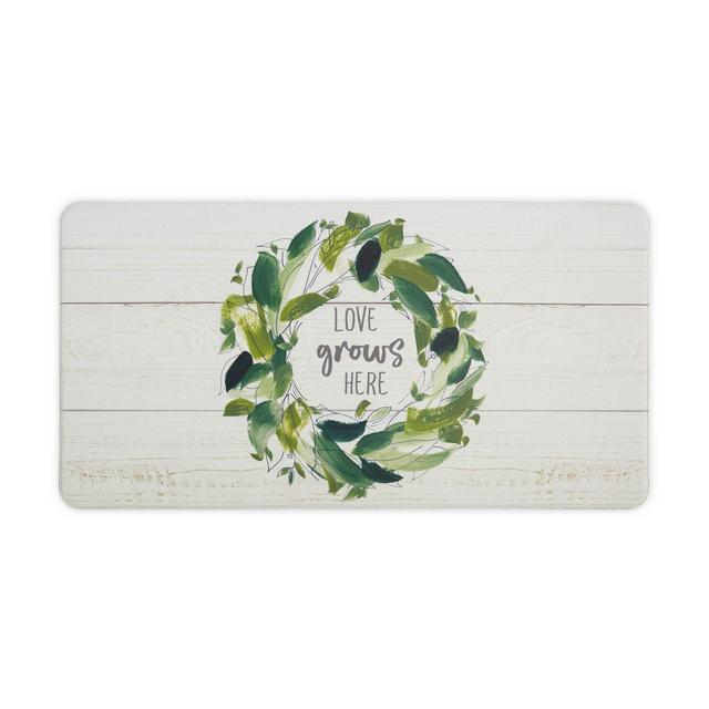 Home Dynamix Love Grows 20" x 39" Comfort Kitchen Mat