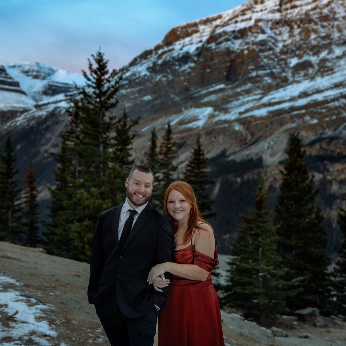 Engagement pic in Banff