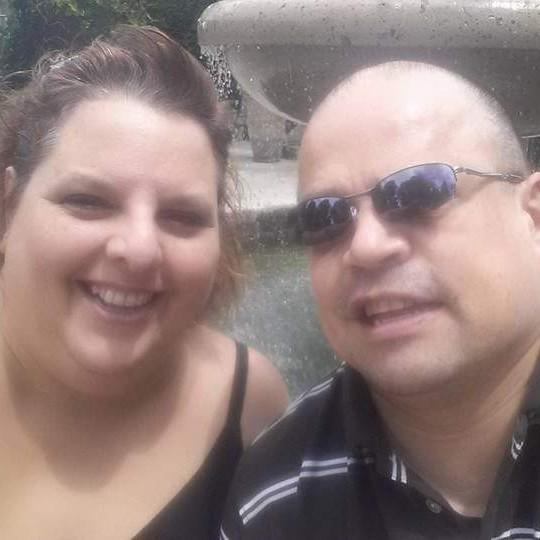 This was probably taken within 6 months of us meeting.  Notice Jose has no facial hair.