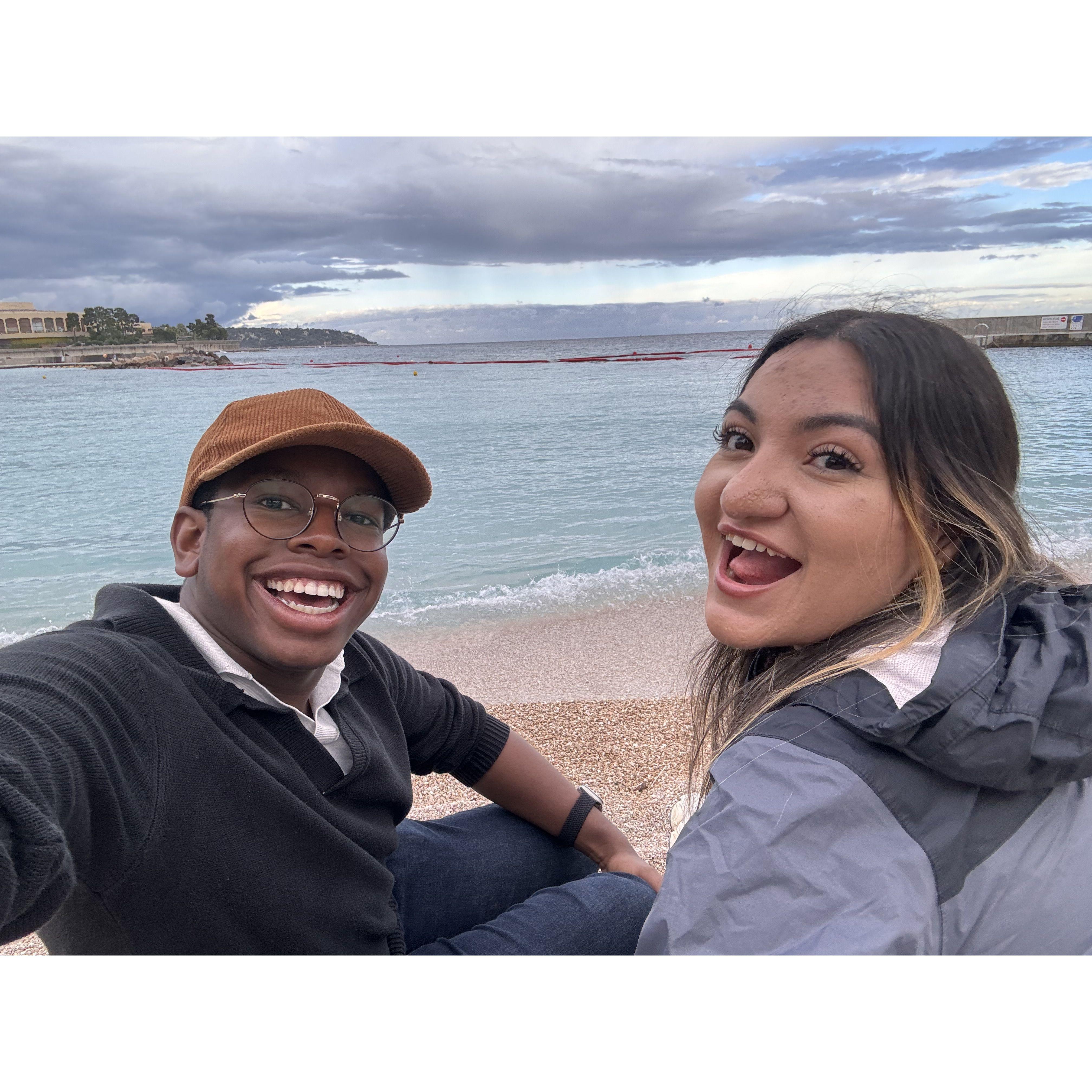 Behind that smile Dianira was in pain in Monaco, but you can't see it with that beauty!