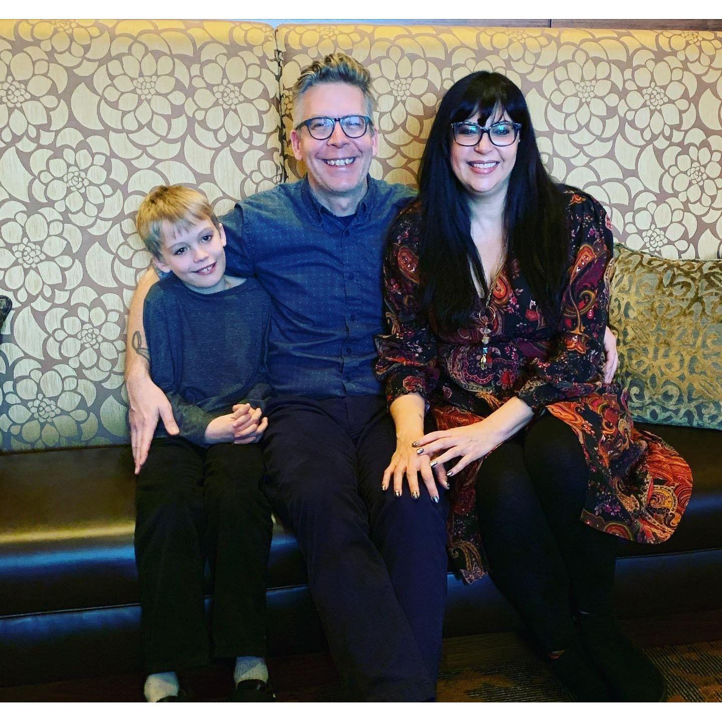 6 months into 6+ years!  Tiny Oscar.  Long hair!