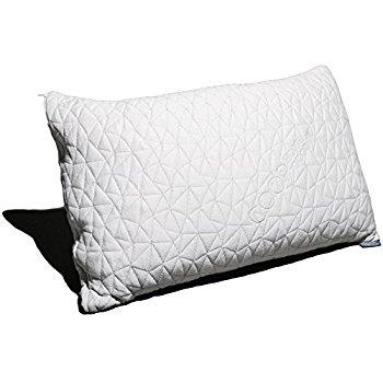 King Size Pillow: Coop Home Goods - PREMIUM Adjustable Loft - Shredded Hypoallergenic Certipur Memory Foam Pillow