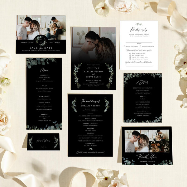 Zola Wedding Invitations - Verde Photo