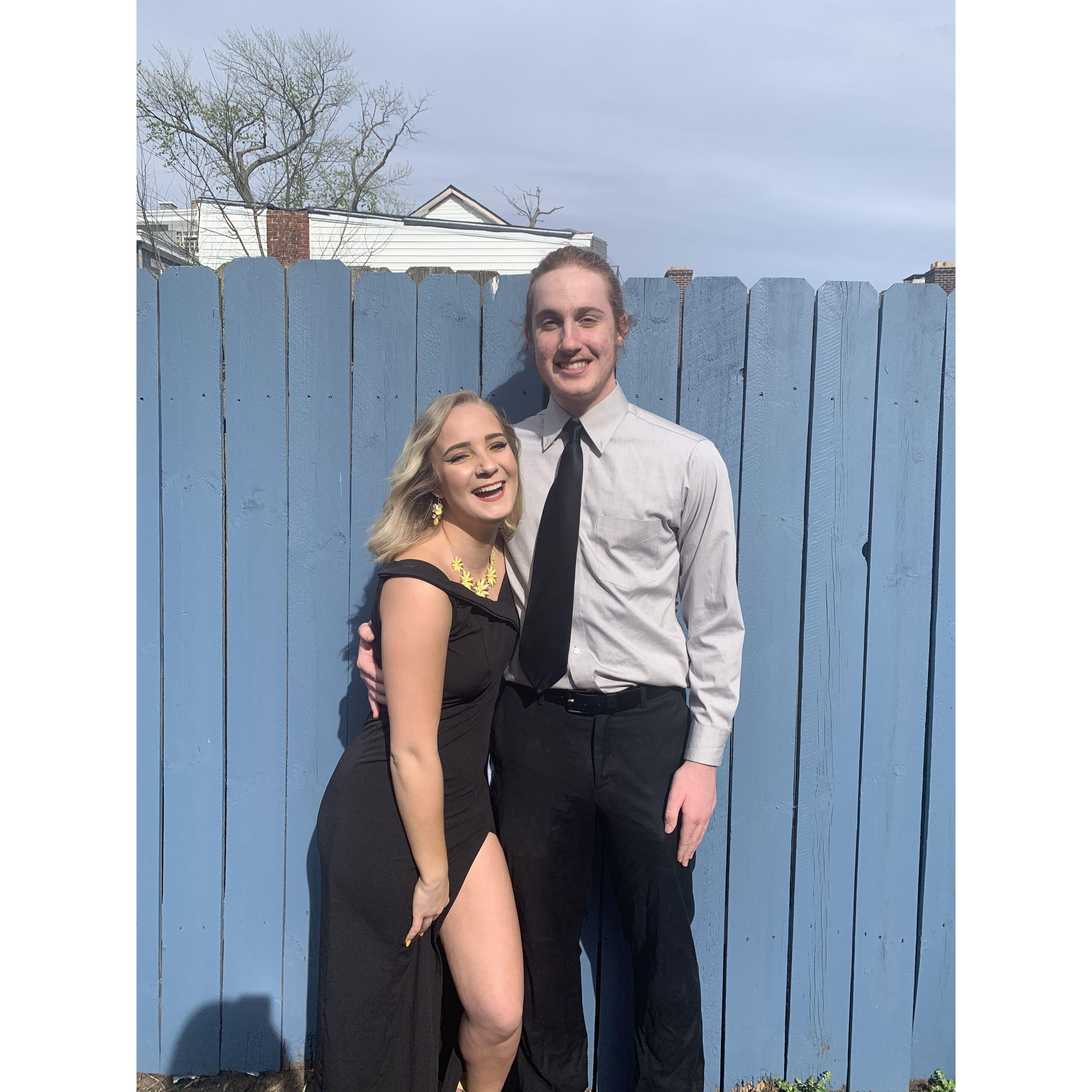 Freshman formal for Sarah's sorority spring 2019