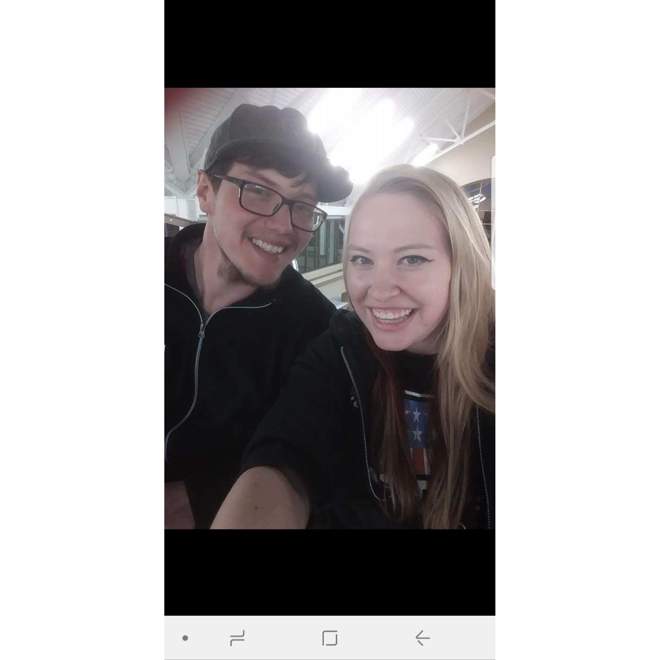 On the Scheels ferris wheel