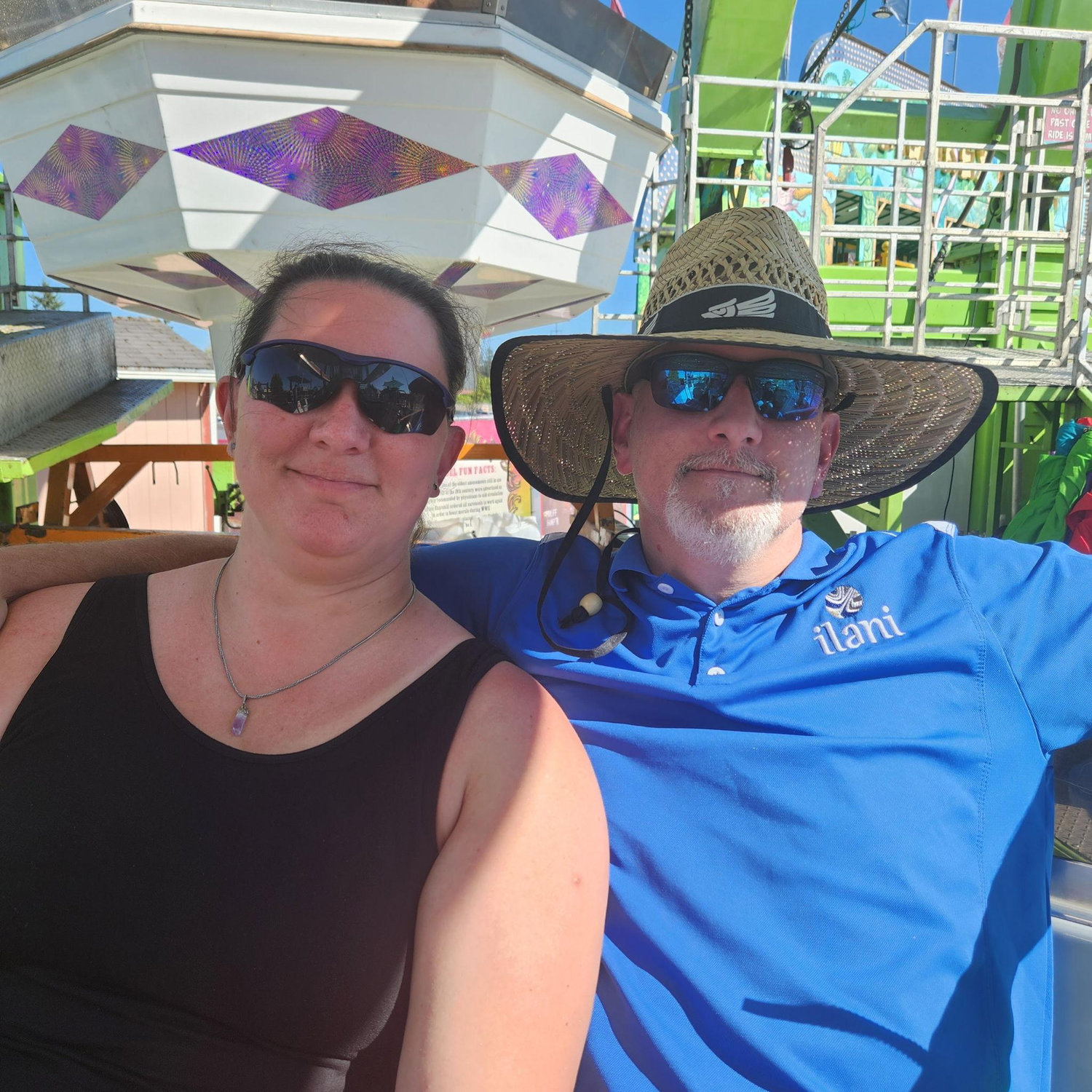 Our first fair ride together