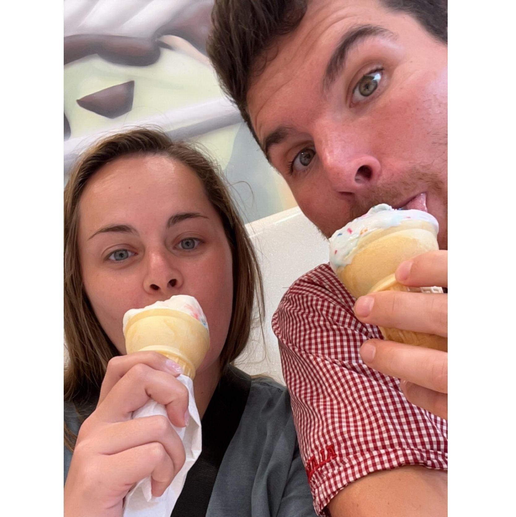 If you know us, you know ice cream is an integral part of our relationship!