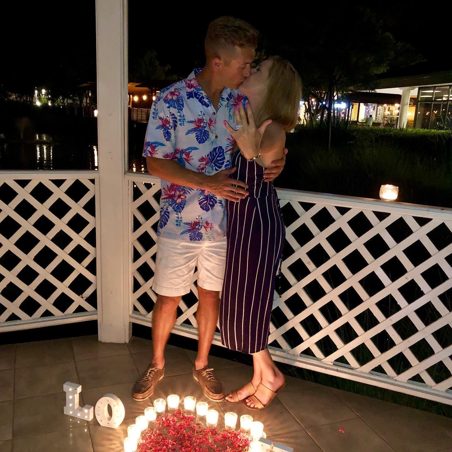 The night we got engaged!