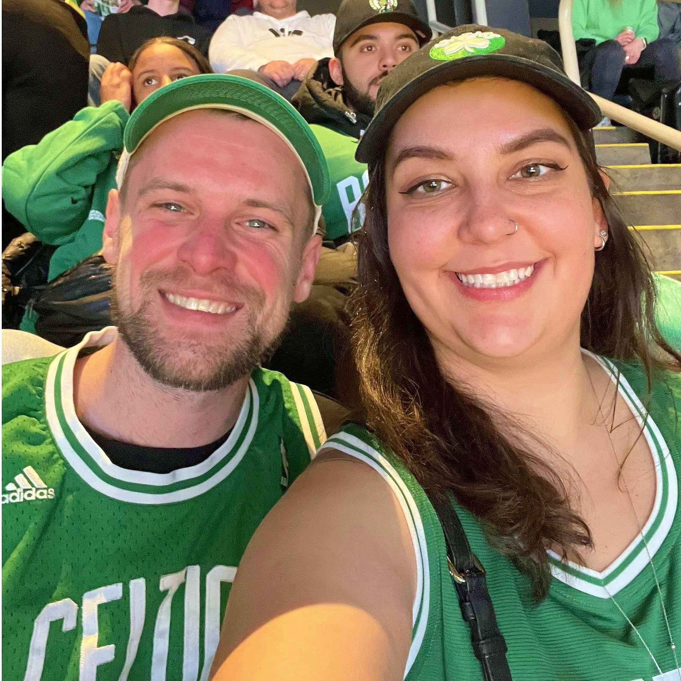 The Celtics played like sh*t but we still had fun!