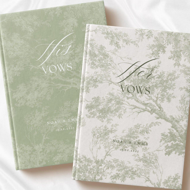 Customizable Vow Books For Wedding Unique His And Her Vow Books Timeless Personalized Wedding Keepsake Romantic Ceremony Gift