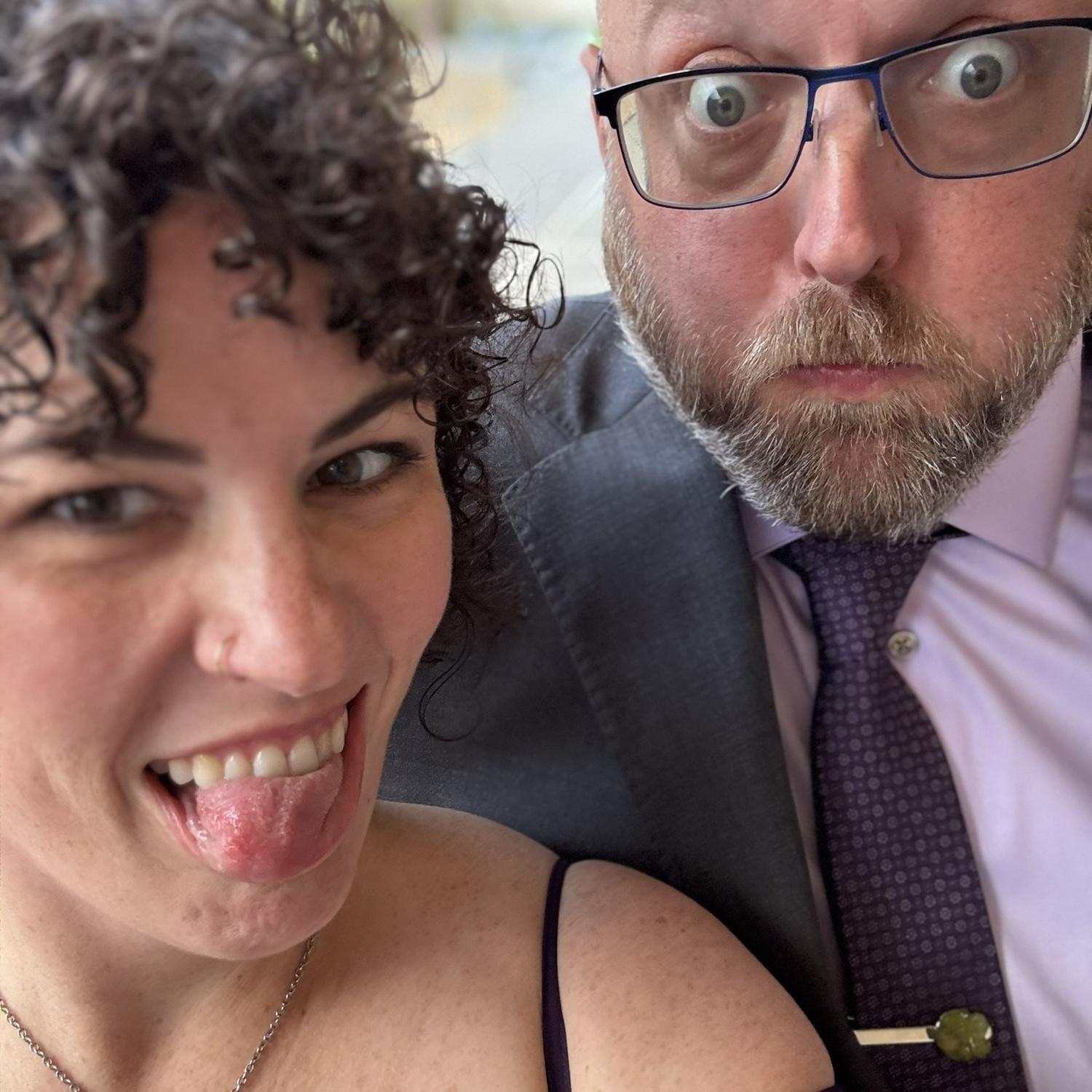 At Jessica’s cousin’s wedding, or what Devin called “adult prom”!