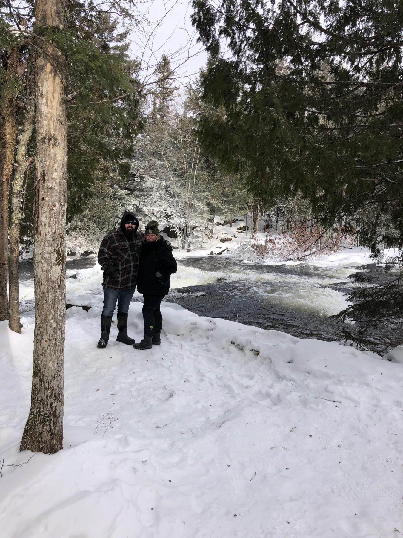 Bond Falls January 2022