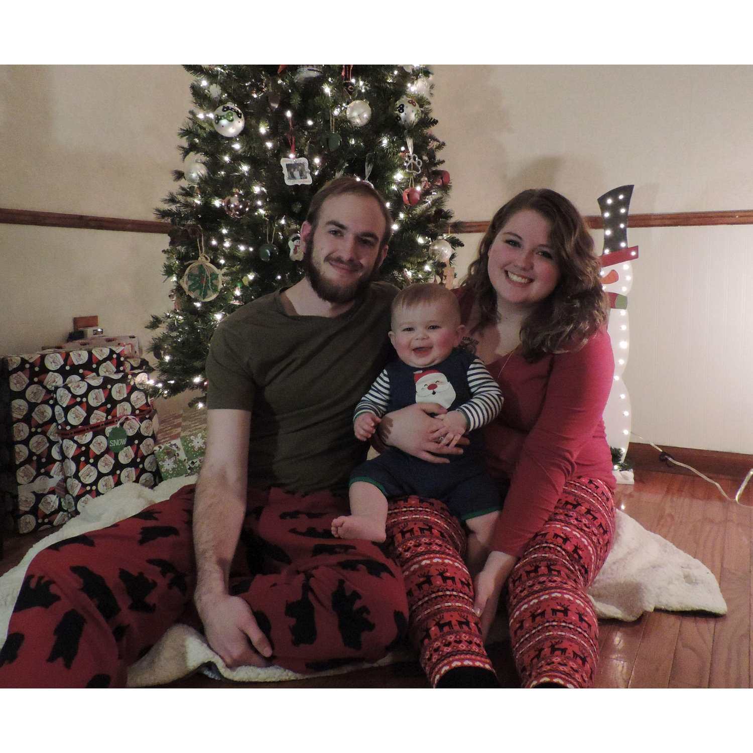 December 2018- Our first Christmas celebrating as a family of three!