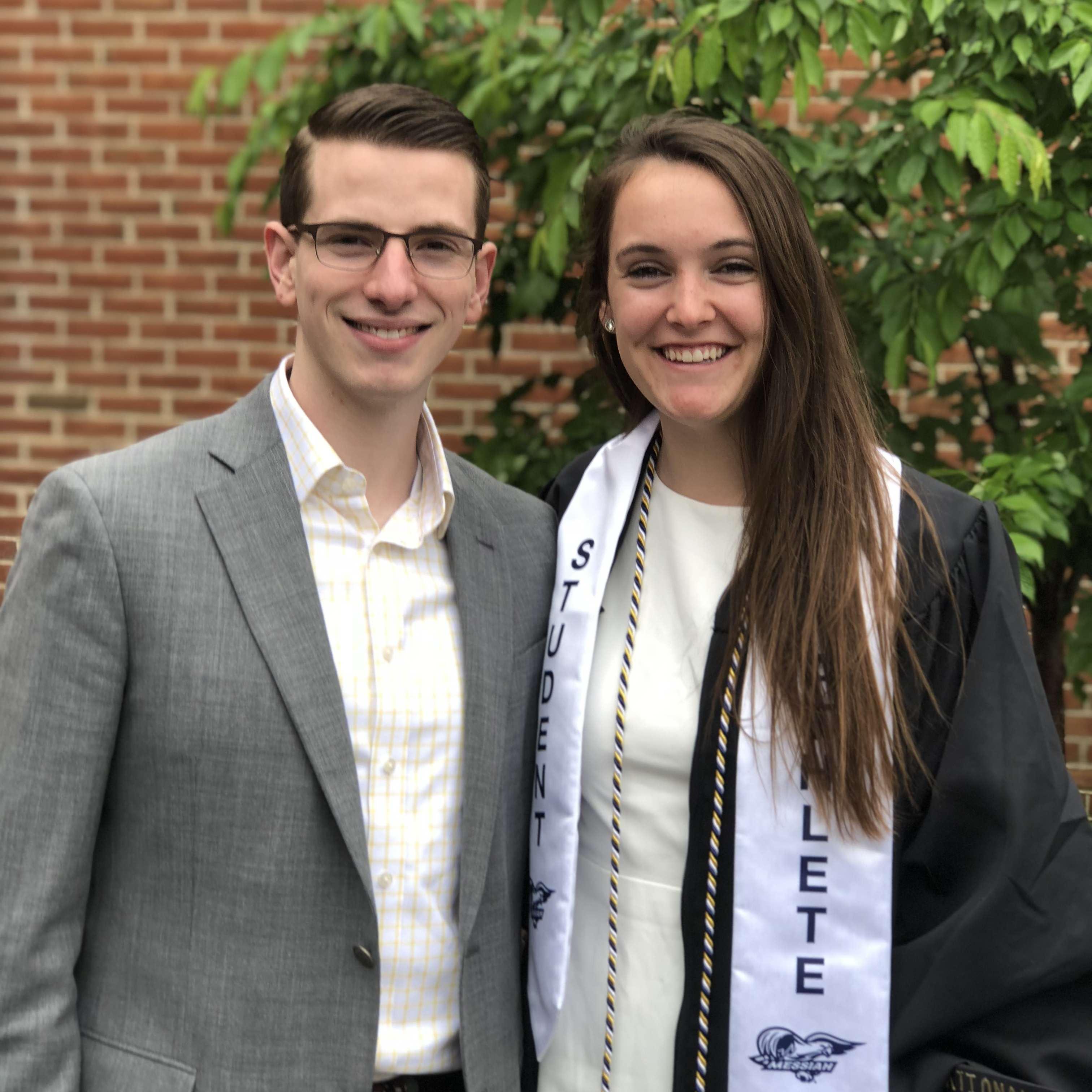 Morgans college graduation from Messiah in 2018