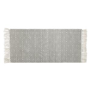 Cotton Rag Rug with Tassel