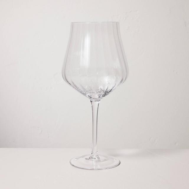 20oz Wine Glass Clear - Hearth & Hand™ with Magnolia