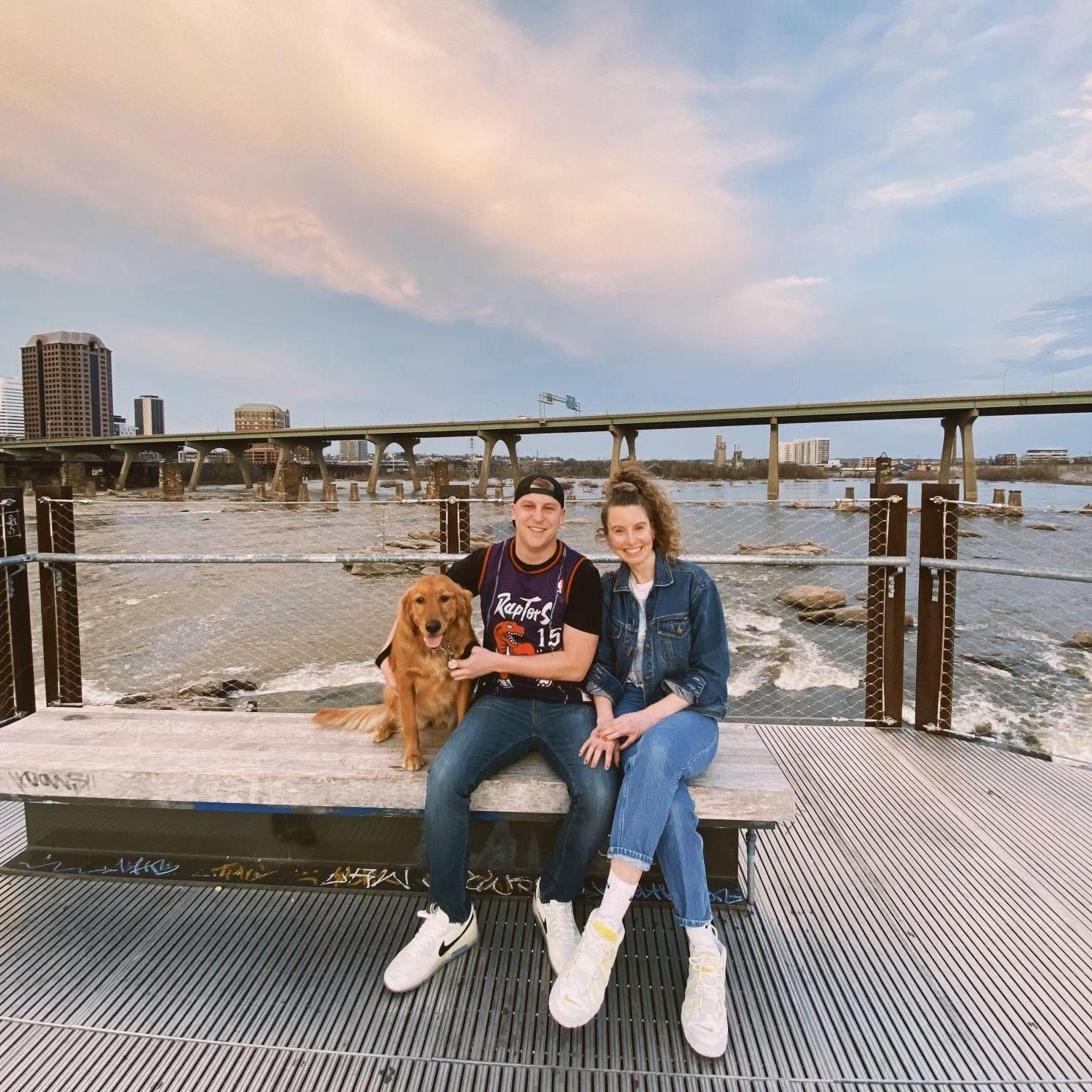 Adventures in Richmond, VA with our golden Willow