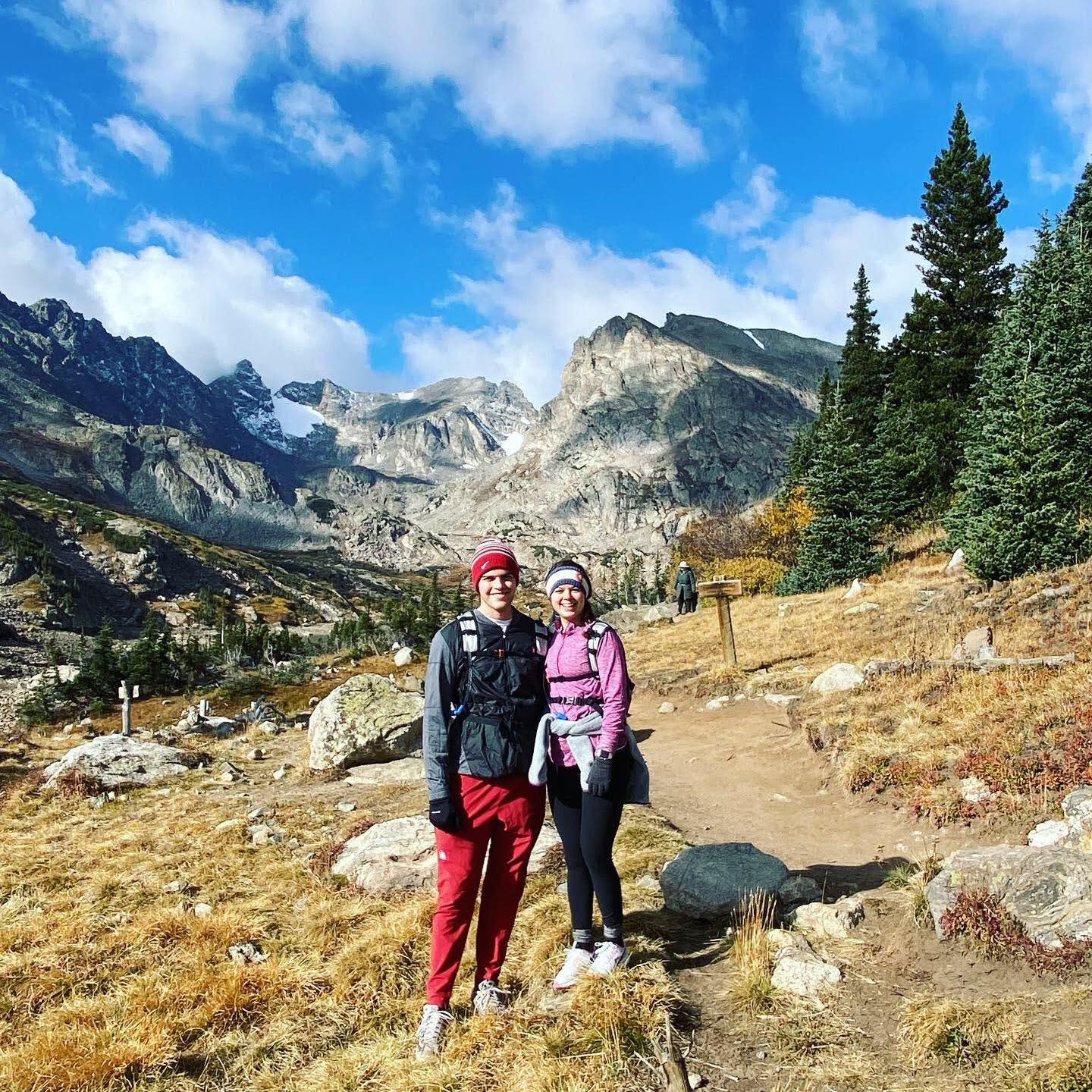 October 2021, Lake Isabelle, CO - One of our favorite hikes during our time in Colorado when Ryan's mom came to visit!