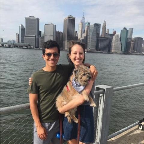 With our first baby, RICO!