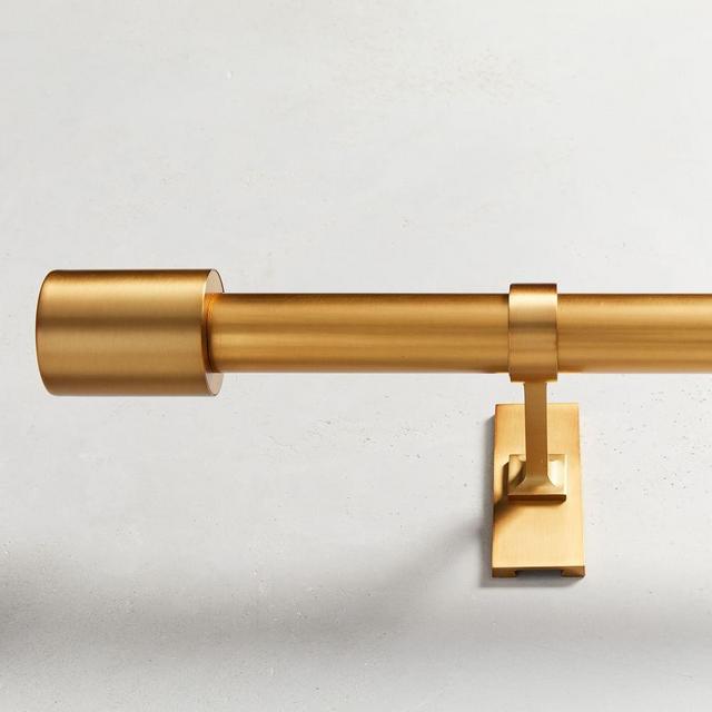 Oversized Metal Rod, Antique Brass, 28"-48"
