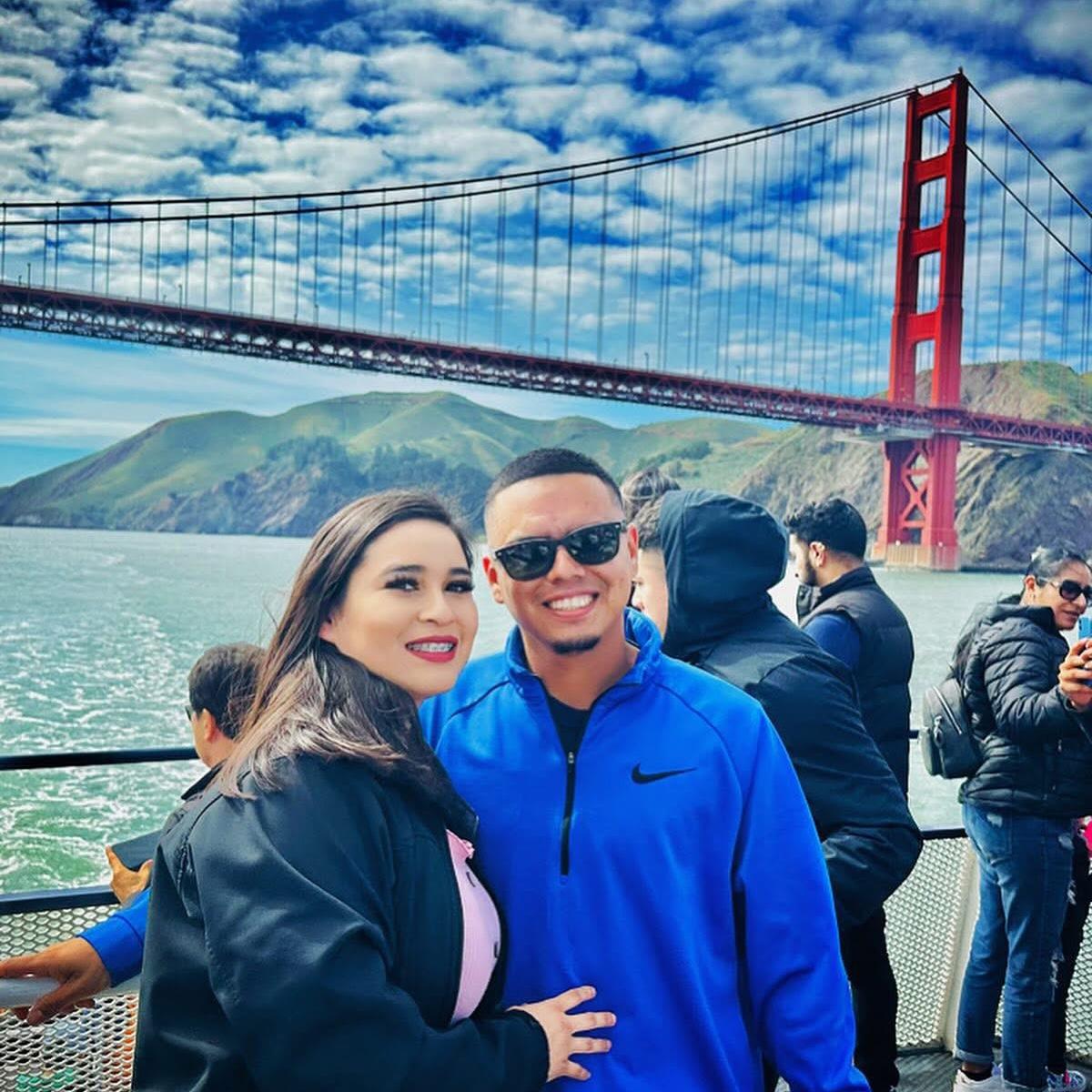 San Francisco boat ride under the bridge 🌁