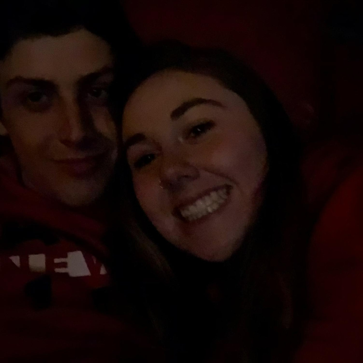 Our first picture together - April 2019