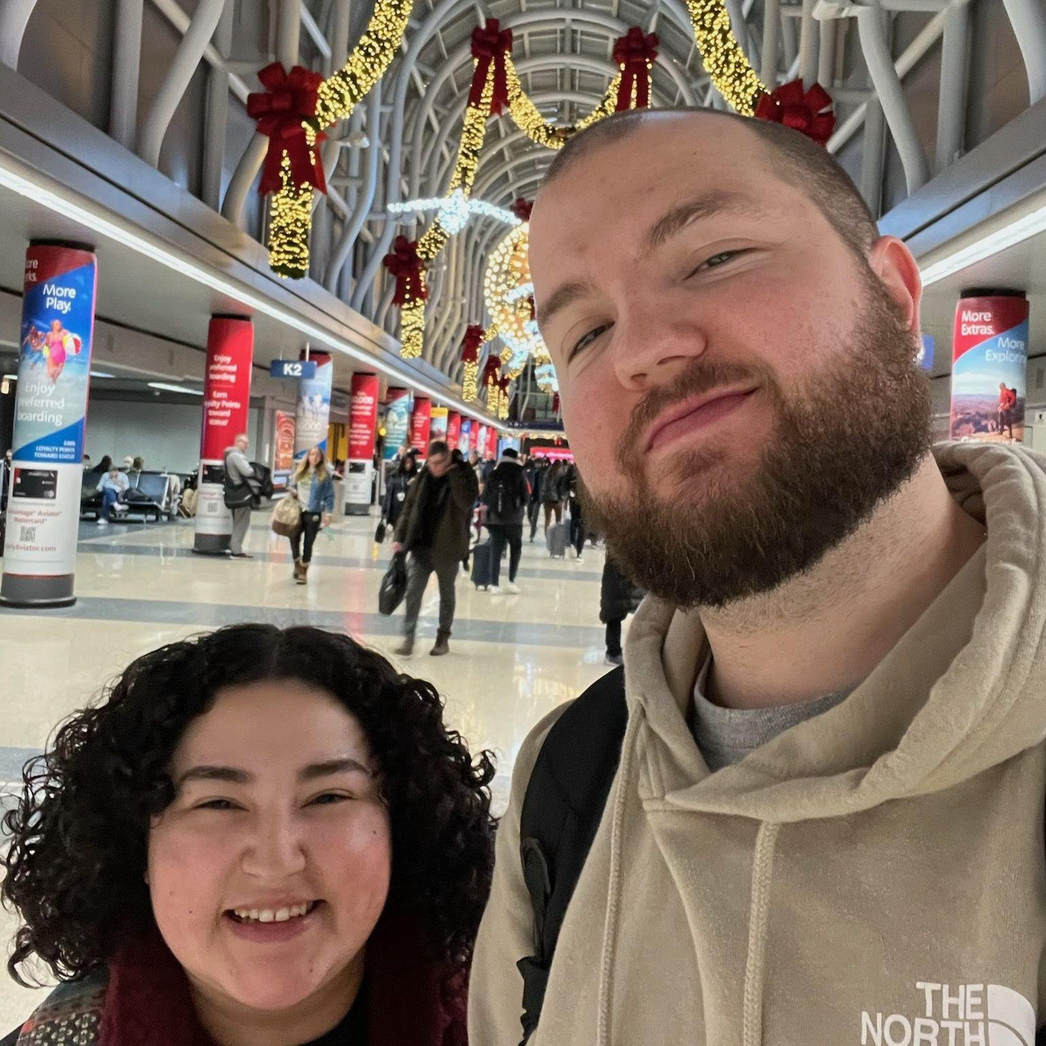Sofias first time flying home for Christmas! & our first time spending Christmas together!