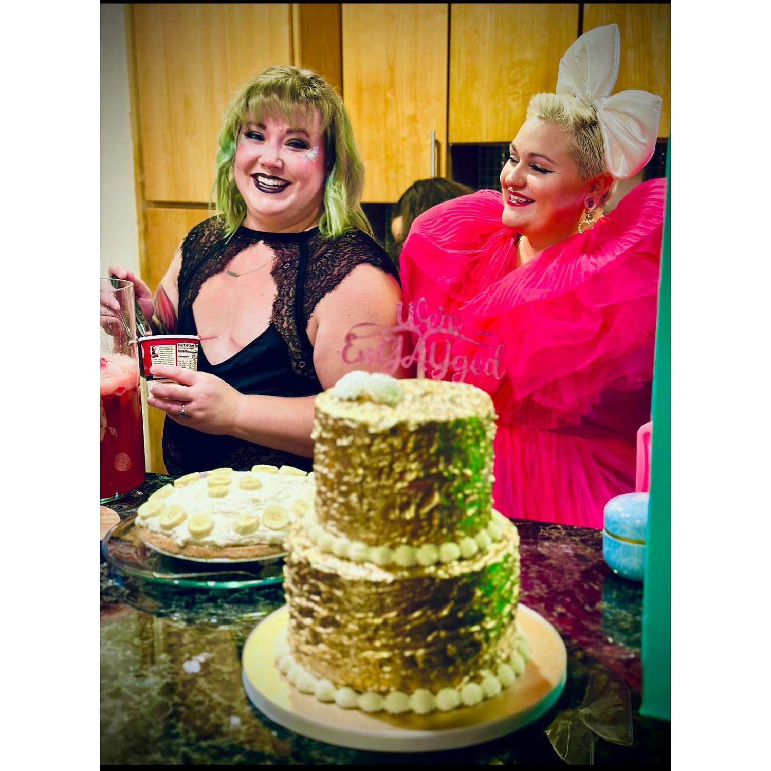 Our Barbie-themed engagement party