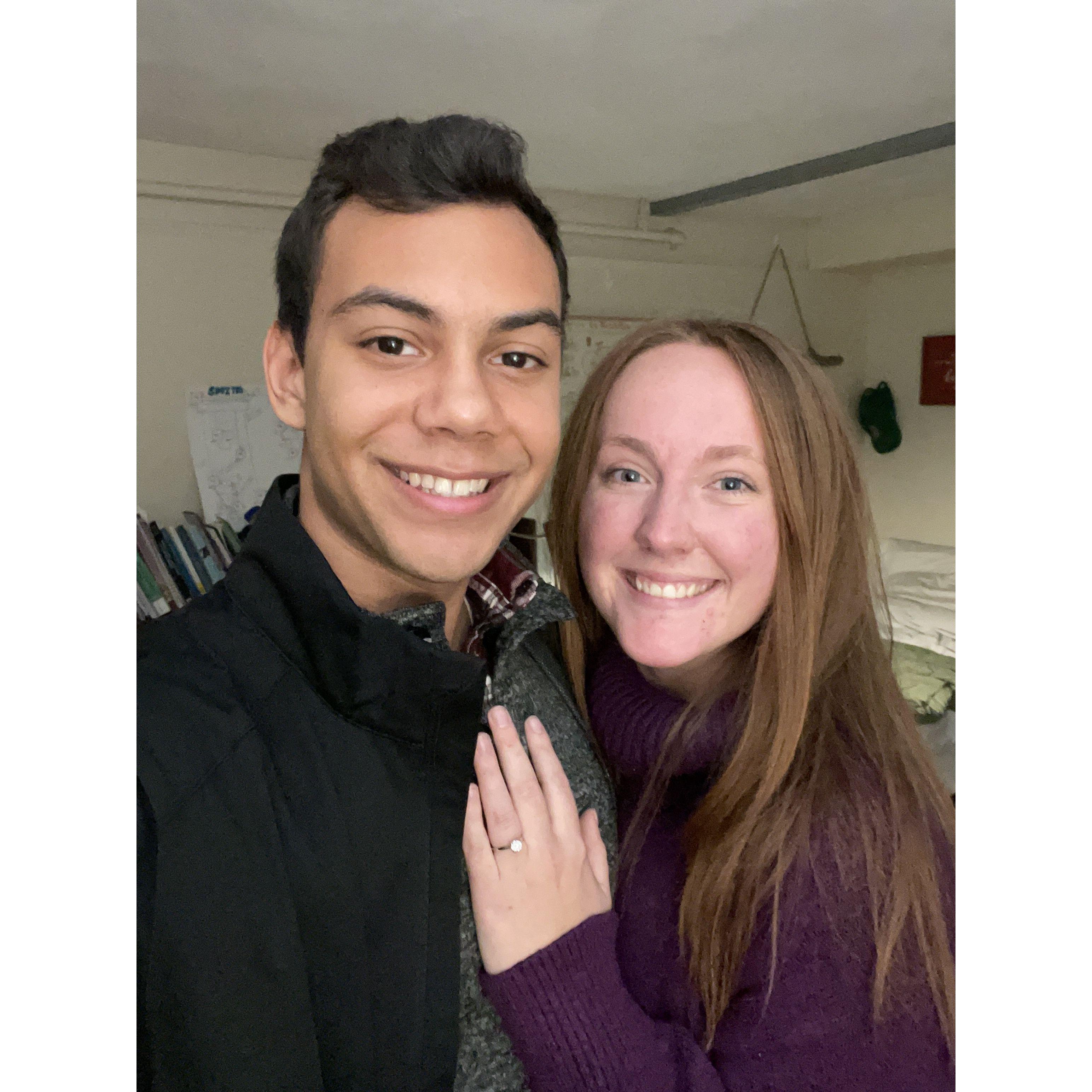 She said yes! 12/02/22