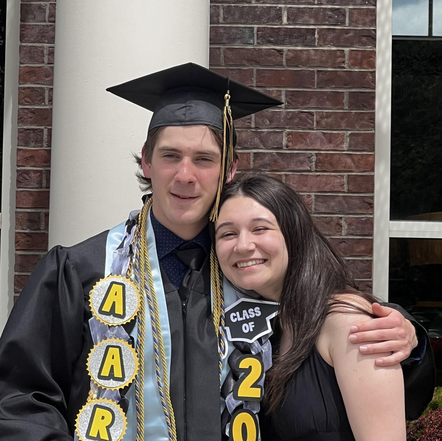 Aaron's highschool graduation.